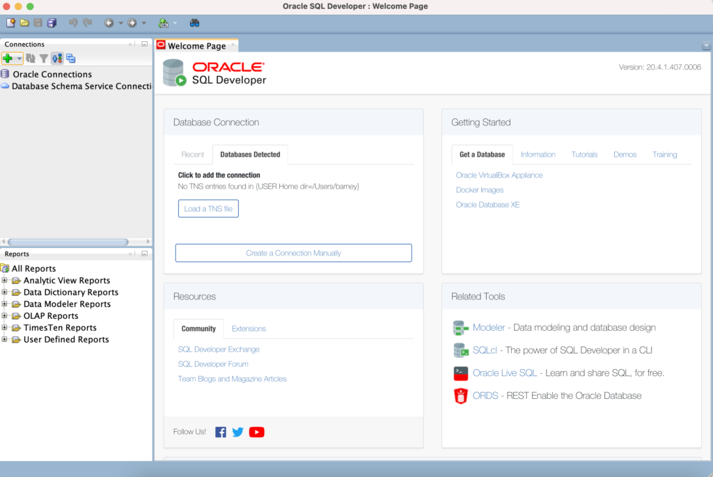 Hướng dẫn tải và cấu hình SQL Developer trên MacOS » INDA - Học viên ...