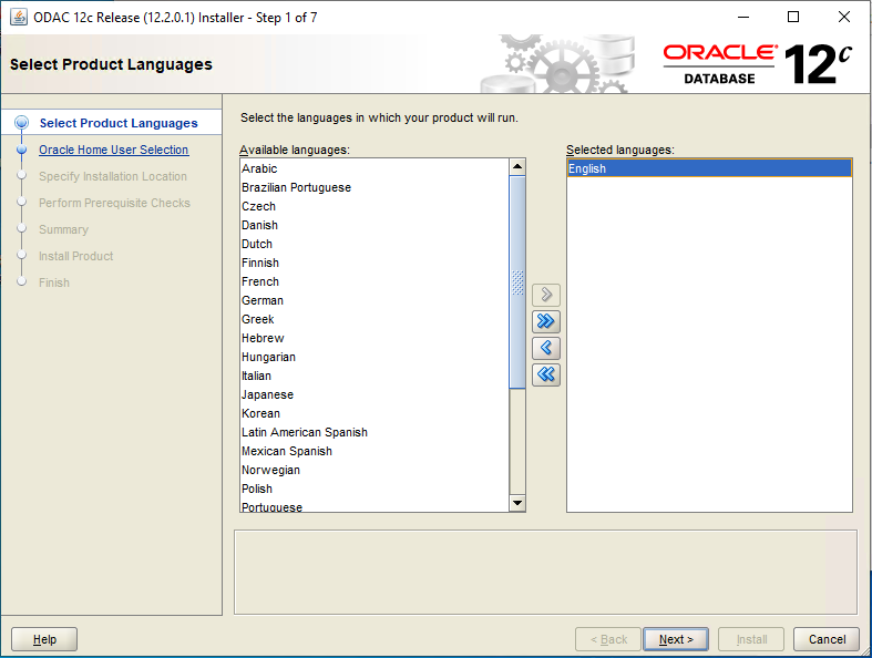 Hướng dẫn cài đặt Oracle Data Access Components 64-bit (ODAC) » INDA ...