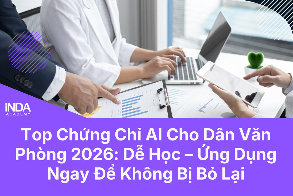 Top chứng chỉ AI cho dân văn phòng