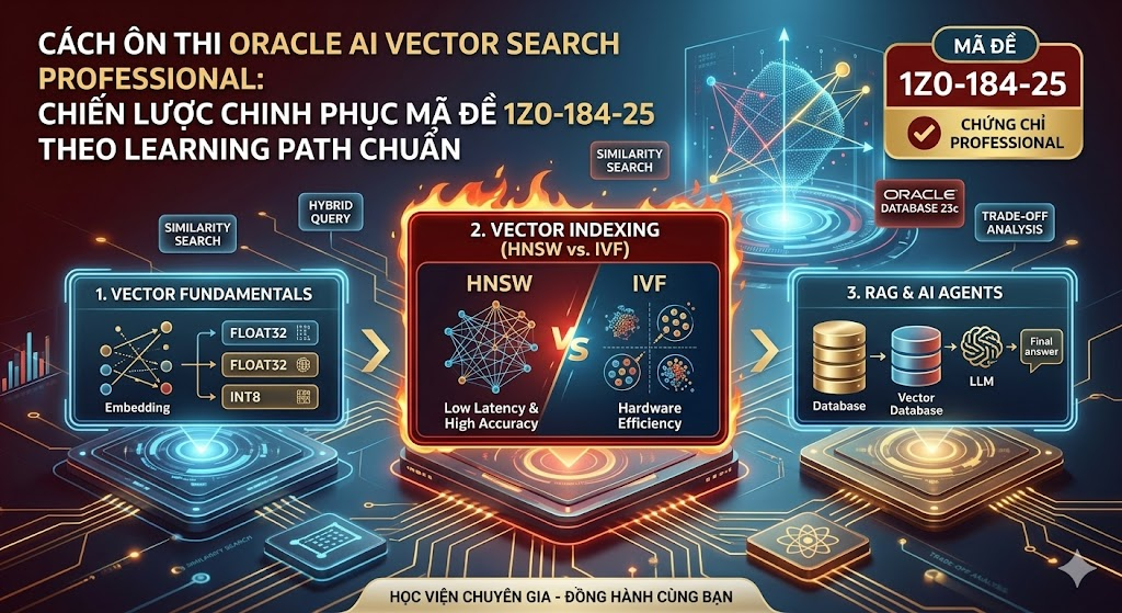 Ôn thi Oracle AI Vector Search Professional