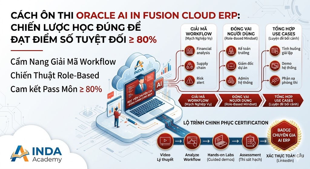 Cách ôn thi Oracle AI in Fusion Cloud ERP